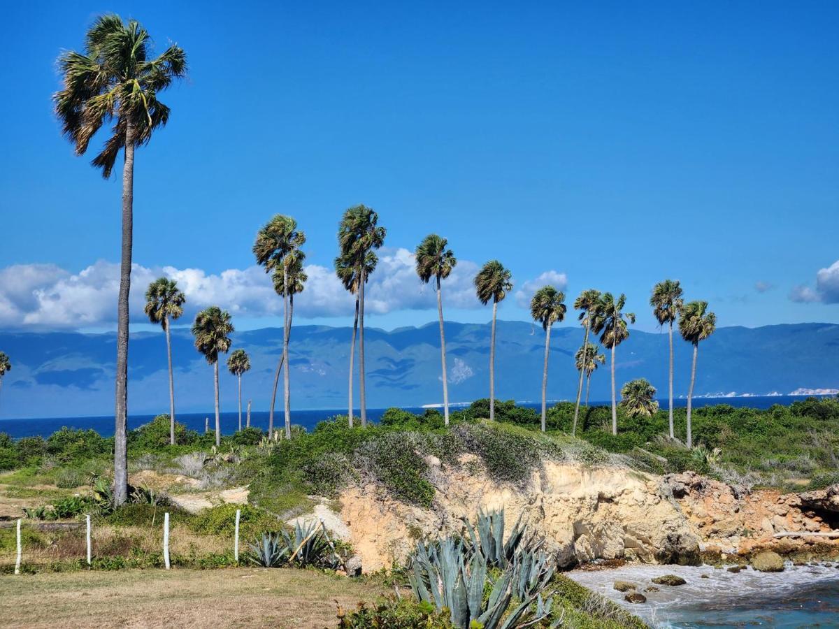 Beachfront Apartment, Quiet 4 Beds, 1 Bath, Ac, Wi-Fi, Hot Water, In Paraiso Near Los Patos Bagian luar foto