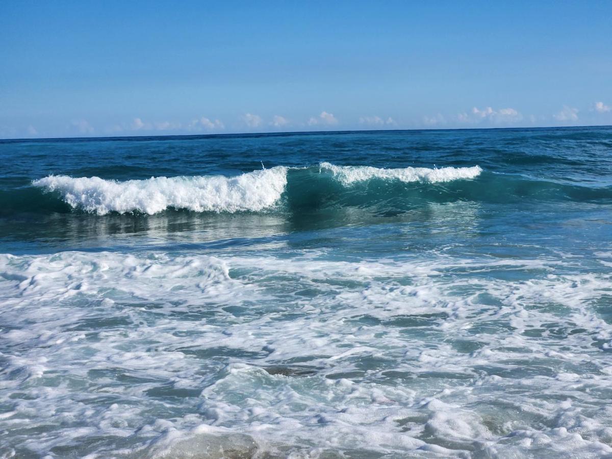 Beachfront Apartment, Quiet 4 Beds, 1 Bath, Ac, Wi-Fi, Hot Water, In Paraiso Near Los Patos Bagian luar foto